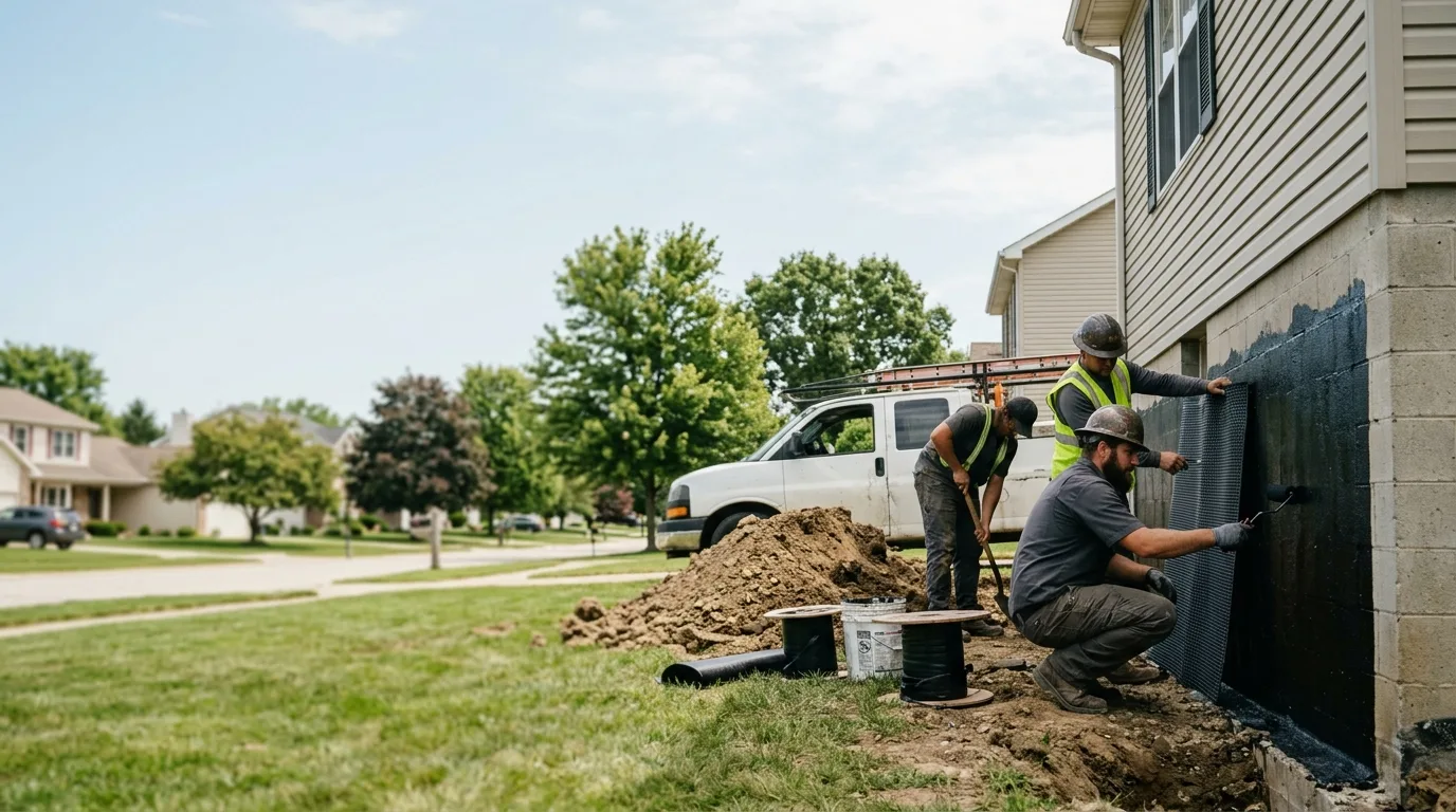 Basement Waterproofing in Rosamond, IL near me
